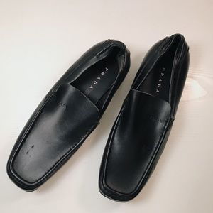 PRADA Mens Italian Leather Loafers